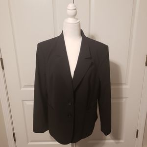 The limited travel collection black blazer.